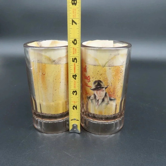 Plastic Promo Mugs Bi-Focal Promo Duralite Set of 2 Vintage - Picture 3 of 4